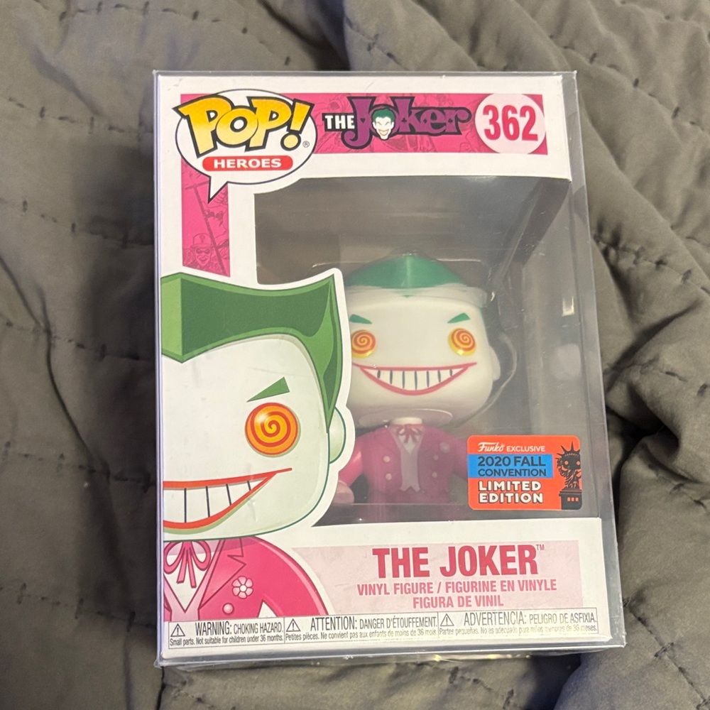 Funko Pop! Heroes: The Joker Vinyl Figure - Pink and Green